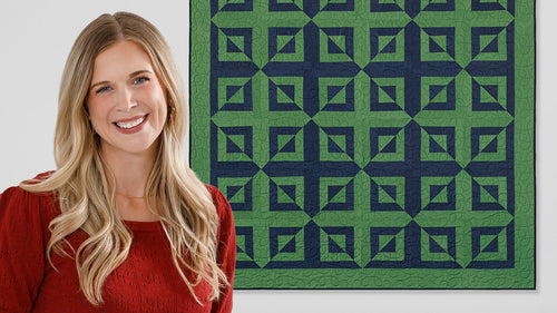 Framework Quilt made with Missouri Star's free video tutorial