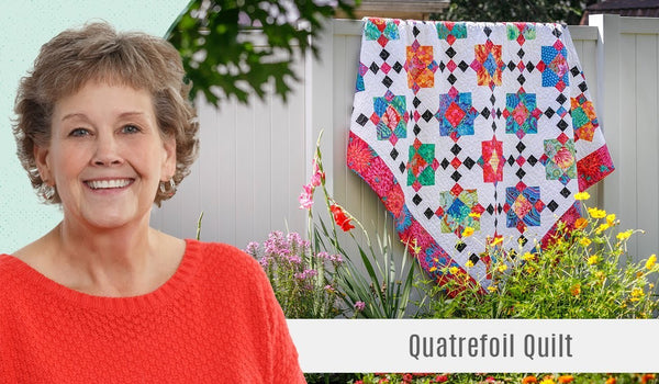 How to Make a Quatrefoil Quilt - Free Quilting Tutorial