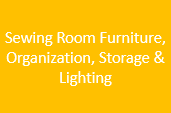 Shop all our sewing room Furniture, Storage, Organization and Lighting Must Haves.
