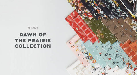 Shop the dawn of the prairie fabric collection by Fancy That Design House here.
