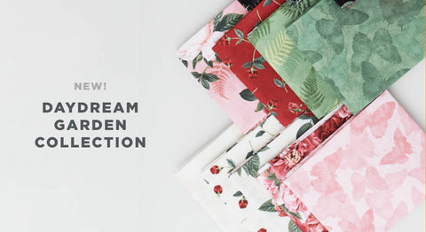 Shop the daydream fabric collection in yardage and precuts here.