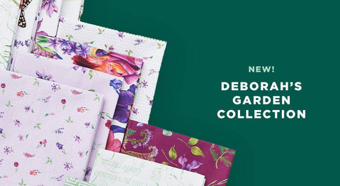 Shop the Deborah's Garden fabric collection from Northcott Fabrics while supplies last. 