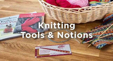 Explore our huge selection of knitting tools and notions!