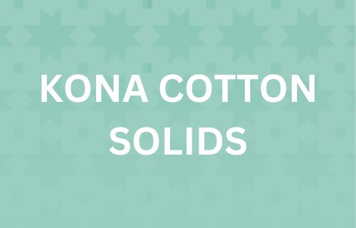 Browse our extensive collection of Kona Cotton fabrics here.