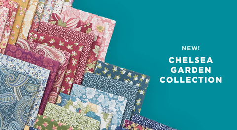 Shop Chelsea Gardens fabric by the yard while supplies last!!