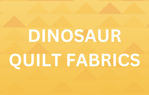Shop our selection of Dinosaur quilt fabric here.