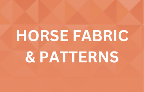 Shop our selection of horse fabrics and horse patterns here.