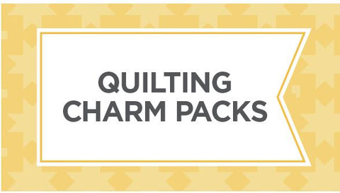 Buy 5 inch squares, or charm packs for quilting here.