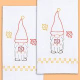 Thanksgiving Gnome Embroidery Hand Towel Set Primary Image