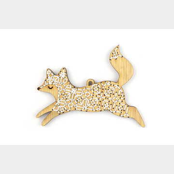Fox Stitched Ornament Kit Primary Image