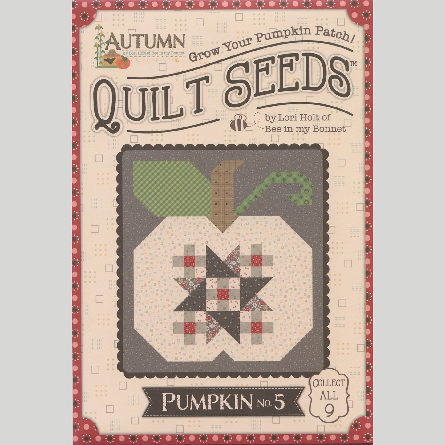 Lori Holt Autumn Quilt Seeds Quilt Pattern - Pumpkin No. 5 Primary Image