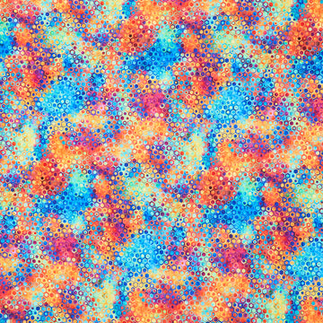 Phantasma Wide - Hexagons Fiesta Yardage