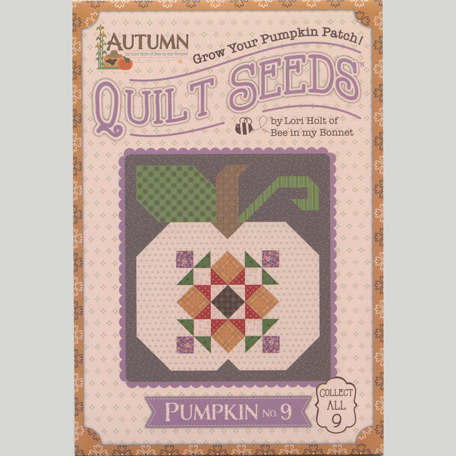 Lori Holt Autumn Quilt Seeds Quilt Pattern - Pumpkin No. 9 Primary Image