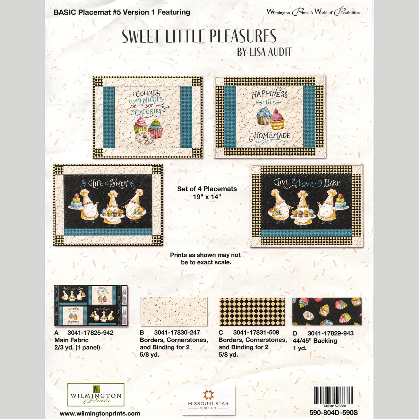 Sweet Little Pleasures Placemats Kit Alternative View #6