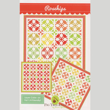 Rosehips Quilt Pattern Primary Image