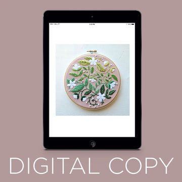 Digital Download - Blissful Blooms Embroidery Pattern Primary Image