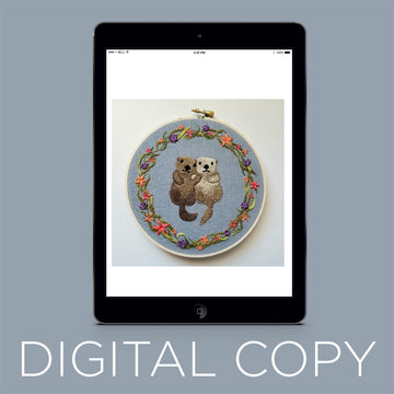 Digital Download - Otterly Adorable Embroidery Pattern Primary Image