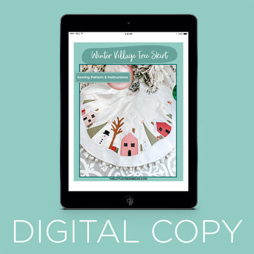 Digital Download - Winter Village Tree Skirt Pattern Primary Image