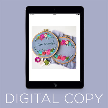 Digital Download - Words to Bloom By Embroidery Pattern Primary Image