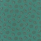 Autumn Farmhouse - Tossed Blooms Teal Yardage Primary Image