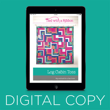 Digital Download - Log Cabin Toss Quilt Pattern Primary Image
