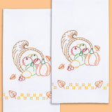 Cornucopia Embroidery Hand Towel Set Primary Image