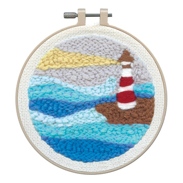 Lighthouse Punch Needle Embroidery Kit