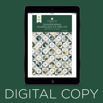 Digital Download - Disappearing Hourglass X's and O's Quilt Pattern by Missouri Star