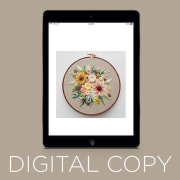 Digital Download - Floral Harvest Embroidery Pattern Primary Image