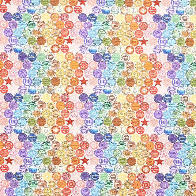 Curated in Color - Rainbow Rounds Rainbow Yardage Primary Image