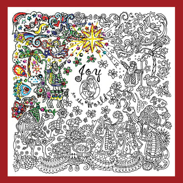 Zenbroidery Christmas Nativity Embroidery Kit Primary Image