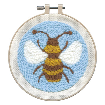 Bee Punch Needle Embroidery Kit
