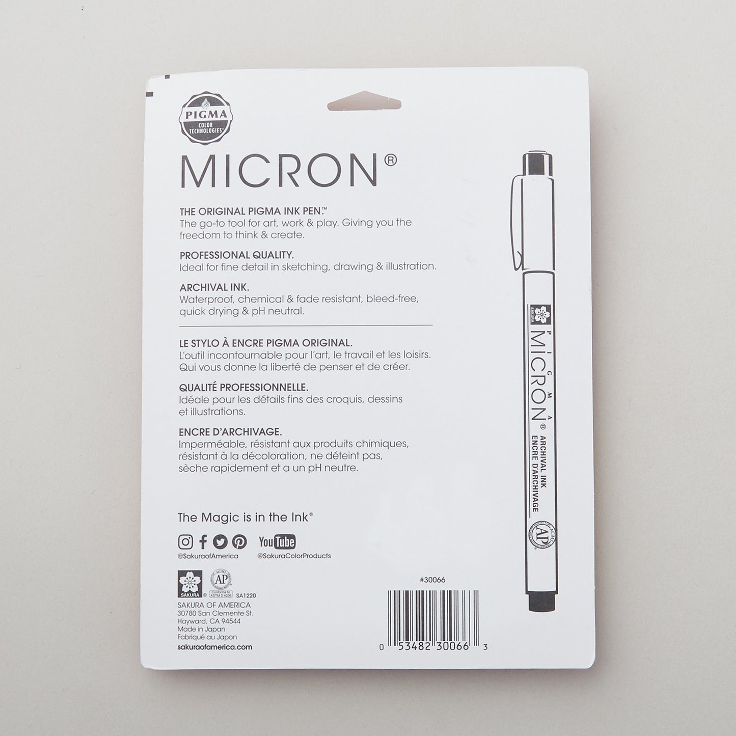 Pigma Micron 05 Pen .45mm 8 Color Set Alternative View #3