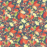 Gnome-kin Patch - Leaf Toss Navy Yardage Primary Image