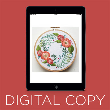 Digital Download - Delicate Roses Embroidery Pattern Primary Image