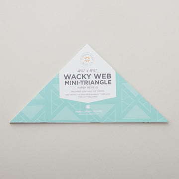Wacky Web Mini-Triangle Paper Refills 4 3/4" x 6 3/4"
