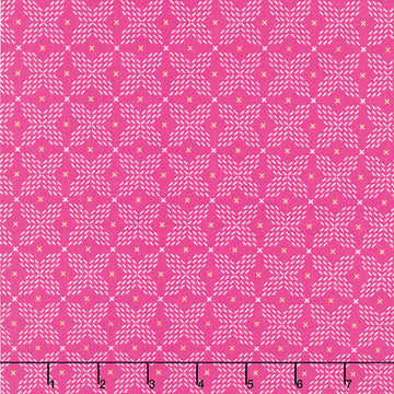 Color Pop Playground - Double Crossed Berry Yardage