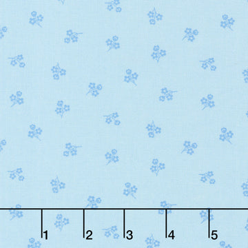 Sweet Things - Picking Daisies Blue Yardage