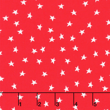 Oh Say Can You Sew - Bright Stars Red Yardage