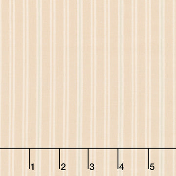 Laundry Line 108" - Ticking Stripe Cream 108" Wide Backing