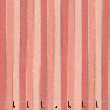 Autumn Bouquet - Ribbon Weave Red Yardage