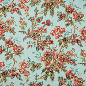 Jingle Bell - Ornamental Garden Vintage Blue Yardage