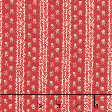 Jingle Bell - Fairy Lights Cranberry Yardage
