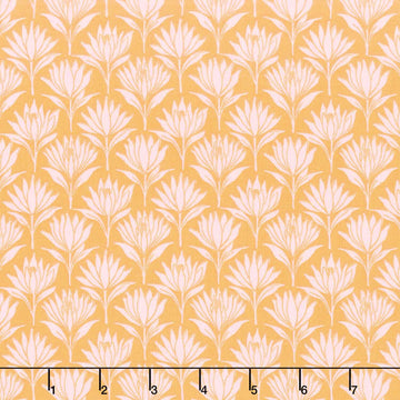Sunset Cottage - Water Lilies Yellow Yardage