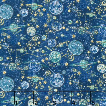 Orbit - Galaxy Blue Yardage