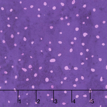 Speckles Batiks - Dots Eggplant Yardage