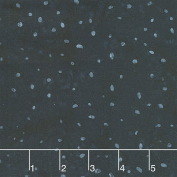 Speckles Batiks - Dots Charcoal Yardage