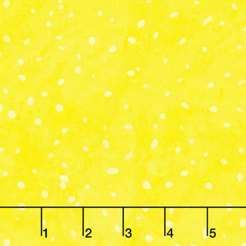 Speckles Batiks - Dots Lemon Yardage
