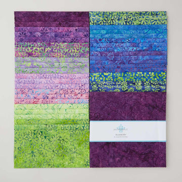 Blueberry Batiks 10" Squares