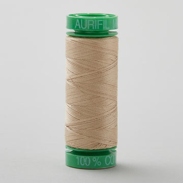 Aurifil 40 WT Cotton Mako Spool Thread Sand